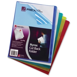 Nyrex Cut Back Folders Green A4 [Pack 25]